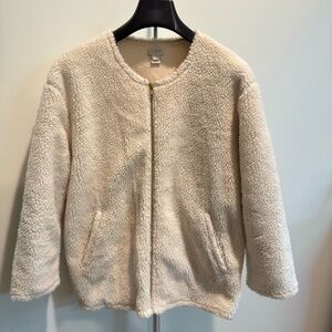 J.Crew Factory Sherpa Fleece Jacket